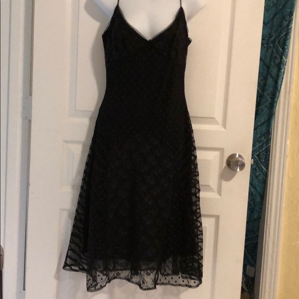 Black lace dress. Betsey Johnson size m